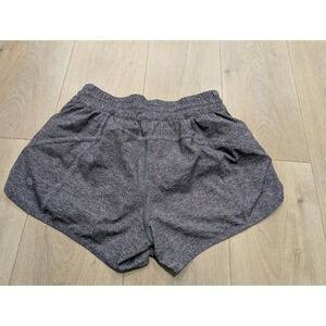 Lululemon Tracker‎ Short V *4" Heather Lux Multi Black Sz 8 W7AT8S